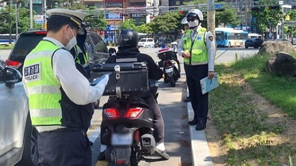 교차로 우회전 통행 방법
